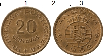 Продать Монеты Ангола 20 сентаво 1962 Бронза