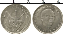 Продать Монеты Руанда 1 франк 1965 Медно-никель