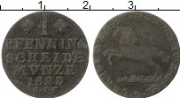 Продать Монеты Брауншвайг-Люнебург 1 пфенниг 1820 Медь