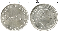 Продать Монеты Антильские острова 1/10 гульдена 1966 Серебро