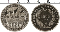 Продать Монеты Турция 5000 лир 1992 Медно-никель