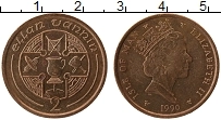 Продать Монеты Остров Мэн 2 пенса 1992 Бронза