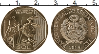 Продать Монеты Перу 1 соль 2019 Медно-никель
