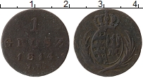 Продать Монеты Польша 1 грош 1814 Медь