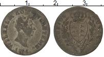 Продать Монеты Вюртемберг 3 крейцера 1836 Серебро