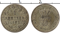 Продать Монеты Бавария 1 крейцер 1863 Медь