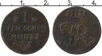 Продать Монеты Пруссия 1 пфенниг 1753 Медь