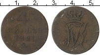 Продать Монеты Гессен-Кассель 4 геллера 1820 Медь