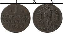 Продать Монеты Гослар 1 пфенниг 1749 Медь