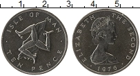 Продать Монеты Остров Мэн 10 пенсов 1976 Медно-никель