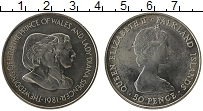 Продать Монеты Фолклендские острова 50 пенсов 1981 Медно-никель