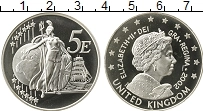 Продать Монеты Великобритания 5 евро 2002 Серебро