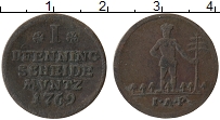 Продать Монеты Брауншвайг 1 пфенниг 1796 Медь