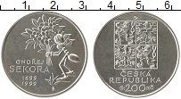 Продать Монеты Чехия 200 крон 1999 Серебро