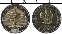 Продать Монеты Польша 5 злотых 2019 Биметалл