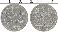 Продать Монеты Данциг 2 гульдена 1923 Серебро