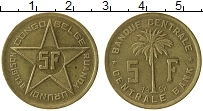 Продать Монеты Бельгийское Конго 5 франков 1952 Бронза