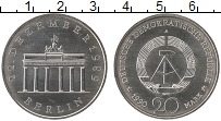 Продать Монеты ГДР 20 марок 1990 Серебро