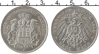 Продать Монеты Гамбург 3 марки 1913 Серебро