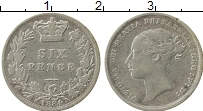 Продать Монеты Великобритания 6 пенсов 1886 Серебро