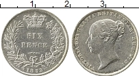 Продать Монеты Великобритания 6 пенсов 1839 Серебро