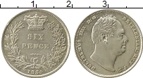 Продать Монеты Великобритания 6 пенсов 1834 Серебро