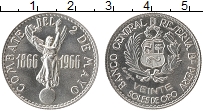 Продать Монеты Перу 20 соль 1966 Серебро