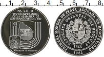 Продать Монеты Уругвай 2000 песо 1984 Серебро