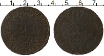 Продать Монеты Португалия 20 рейс 1795 Медь