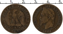 Продать Монеты Франция 5 сантим 1861 Медь