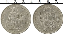 Продать Монеты Перу 1 соль 1869 Серебро