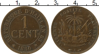 Продать Монеты Гаити 1 сантим 1886 Медь