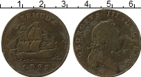 Продать Монеты Бермудские острова 1 пенни 1793 Медь