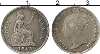 Продать Монеты Великобритания 4 пенса 1855 Серебро