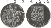 Продать Монеты Чехия 200 крон 1994 Серебро