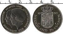 Продать Монеты Нидерланды 2 1/2 гульдена 1980 Никель