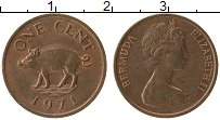 Продать Монеты Бермудские острова 1 цент 1971 Бронза