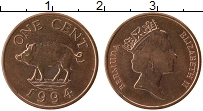Продать Монеты Бермудские острова 1 цент 1995 Медь