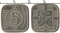 Продать Монеты Нидерланды 5 центов 1942 Медно-никель