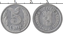 Продать Монеты Франция 5 сантим 1921 Алюминий