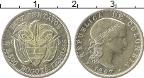 Продать Монеты Колумбия 10 сентаво 1897 Серебро