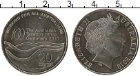 Продать Монеты Австралия 20 центов 2010 Медно-никель