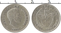 Продать Монеты Колумбия 10 сентаво 1913 Серебро