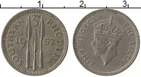 Продать Монеты Родезия 3 пенса 1950 Медно-никель