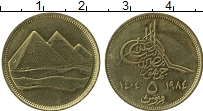 Продать Монеты Египет 5 пиастров 1984 Латунь