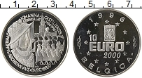 Продать Монеты Бельгия 10 евро 2000 Серебро