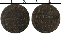 Продать Монеты Ватикан 1/2 байоччи 1802 Медь