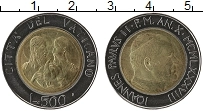 Продать Монеты Ватикан 500 лир 1988 Биметалл