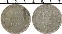 Продать Монеты Гессен-Кассель 1 талер 1835 Серебро