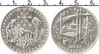 Продать Монеты Чехия 200 крон 2008 Серебро